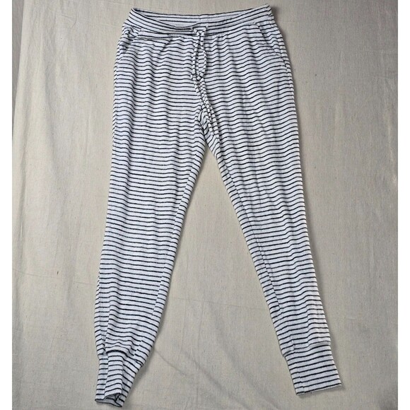 Gap Women’s XS Black & White Athletic‎ Jogger Sweatpants | Striped Drawstring - Picture 1 of 16